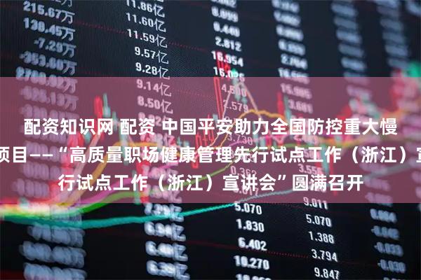 配资知识网 配资 中国平安助力全国防控重大慢病创新融合试点项目——“高质量职场健康管理先行试点工作（浙江）宣讲会”圆满召开